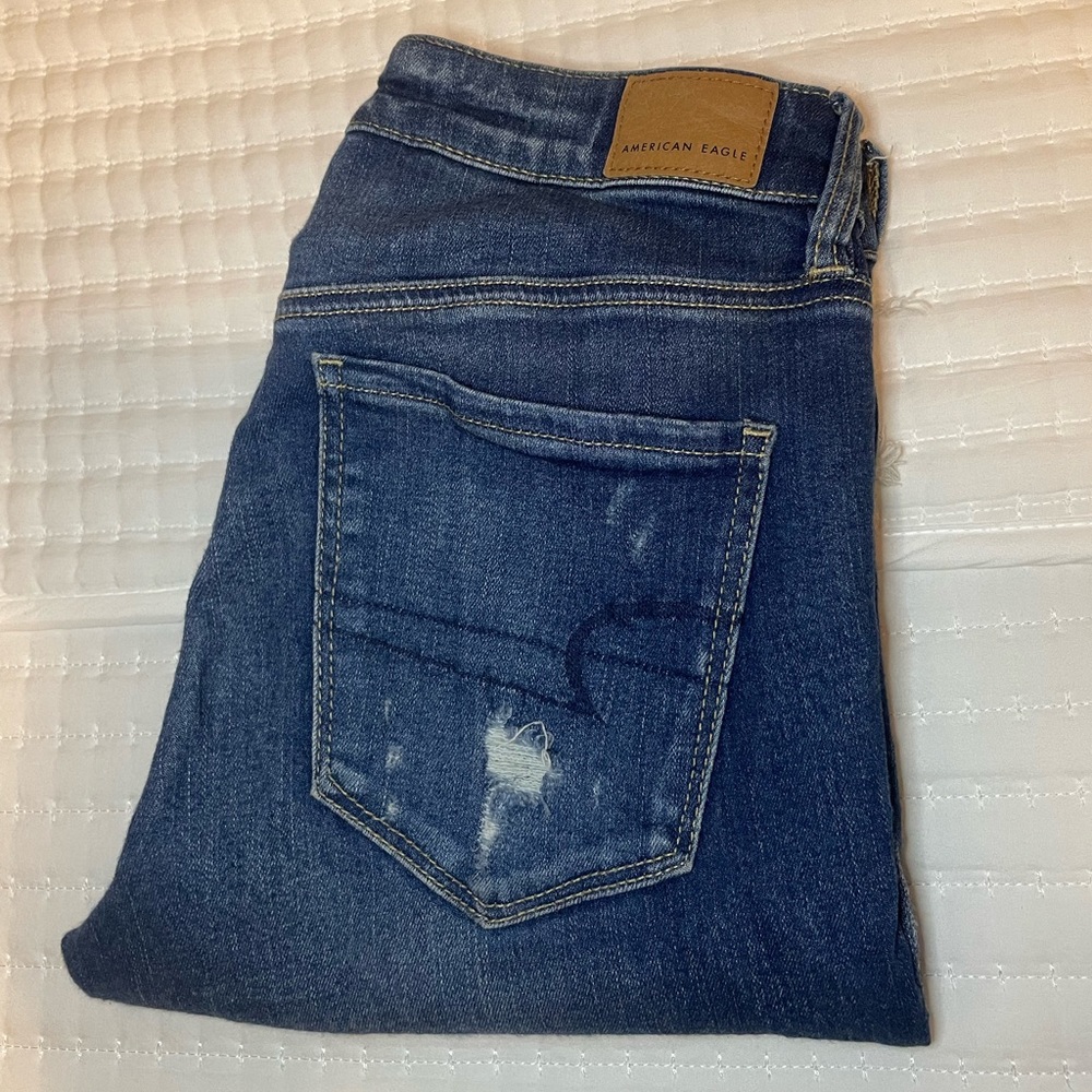 Hi-rise skinny American Eagle Jean